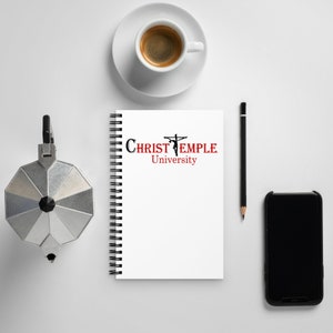 Christ Temple University Spiral notebook