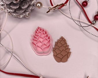 Pinecone clay cutter