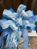 Baby boy bow,  it’s a boy bow, baby shower bow, baby boy shower bow, new baby bow