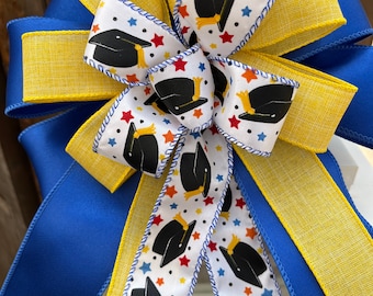 Graduation Bow, graduation decorations, graduation caps bow, graduation gift Bow