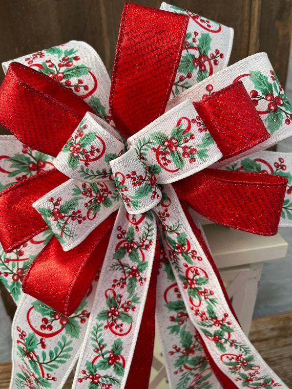 Pro Bow, The Hand Bow Maker Large, Make Custom 3 Ribbon Bows for Holiday  Wreaths
