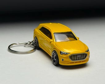 Llavero amarillo Audi E-Tron Hot Wheels Matchbox