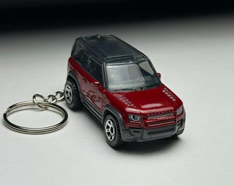 Llavero de coche Land Rover Defender Hot Wheels Matchbox