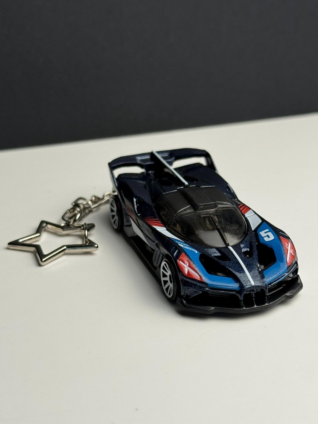 Bugatti Key Rings Bugatti Bolide Keychain, Diecast Metal, 1/64th Scale Super Car Keyring ...
