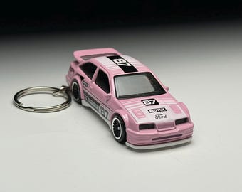 Llavero rosa Ford Sierra 1987 Hot Wheels Matchbox