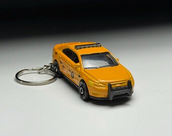 Llavero Ford Police Intercepter Hot Wheels Matchbox