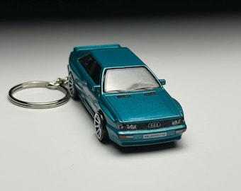 Llavero de coche Audi Quattro JDM de 1987 Hot Wheels Matchbox