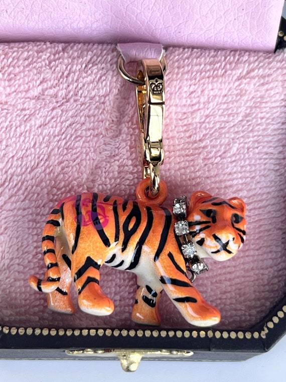 NWT RARE Find! Juicy Couture TIGER Bracelet Charm
