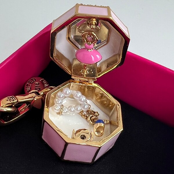 NWT Juicy Couture MUSIC BOX Musical Charm