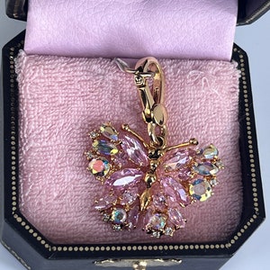 NWT Juicy Couture JEWELED BUTTERFLY Bracelet Charm - Etsy