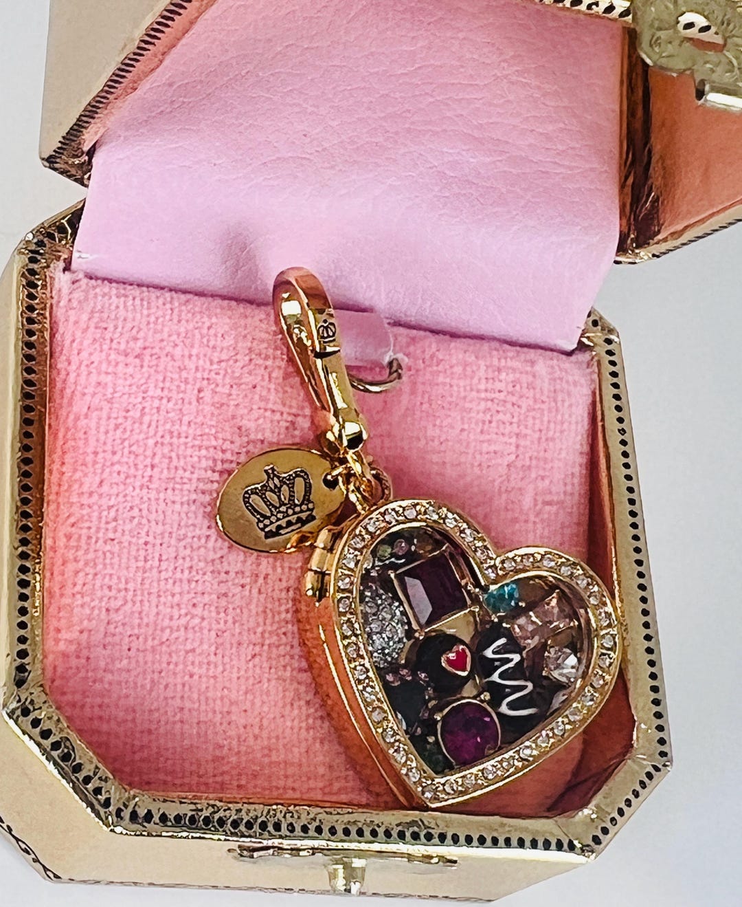 NWT Juicy Couture Box of CHOCOLATES Gold Bracelet Charm - Etsy