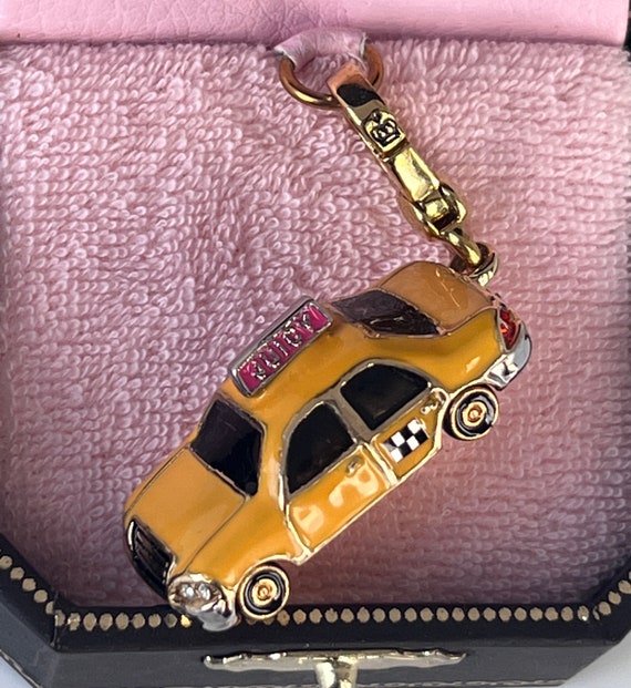 Juicy Couture NYC Yellow TAXI CAB Bracelet Charm … - image 1