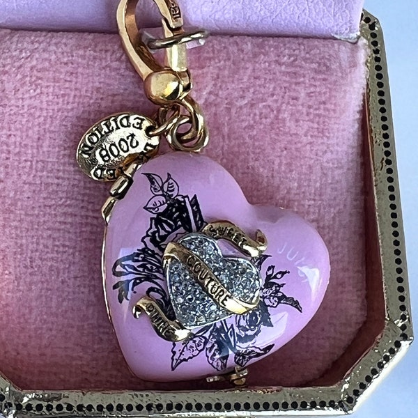 NWT! Juicy Couture SWEET Couture COMPACT Heart Bracelet