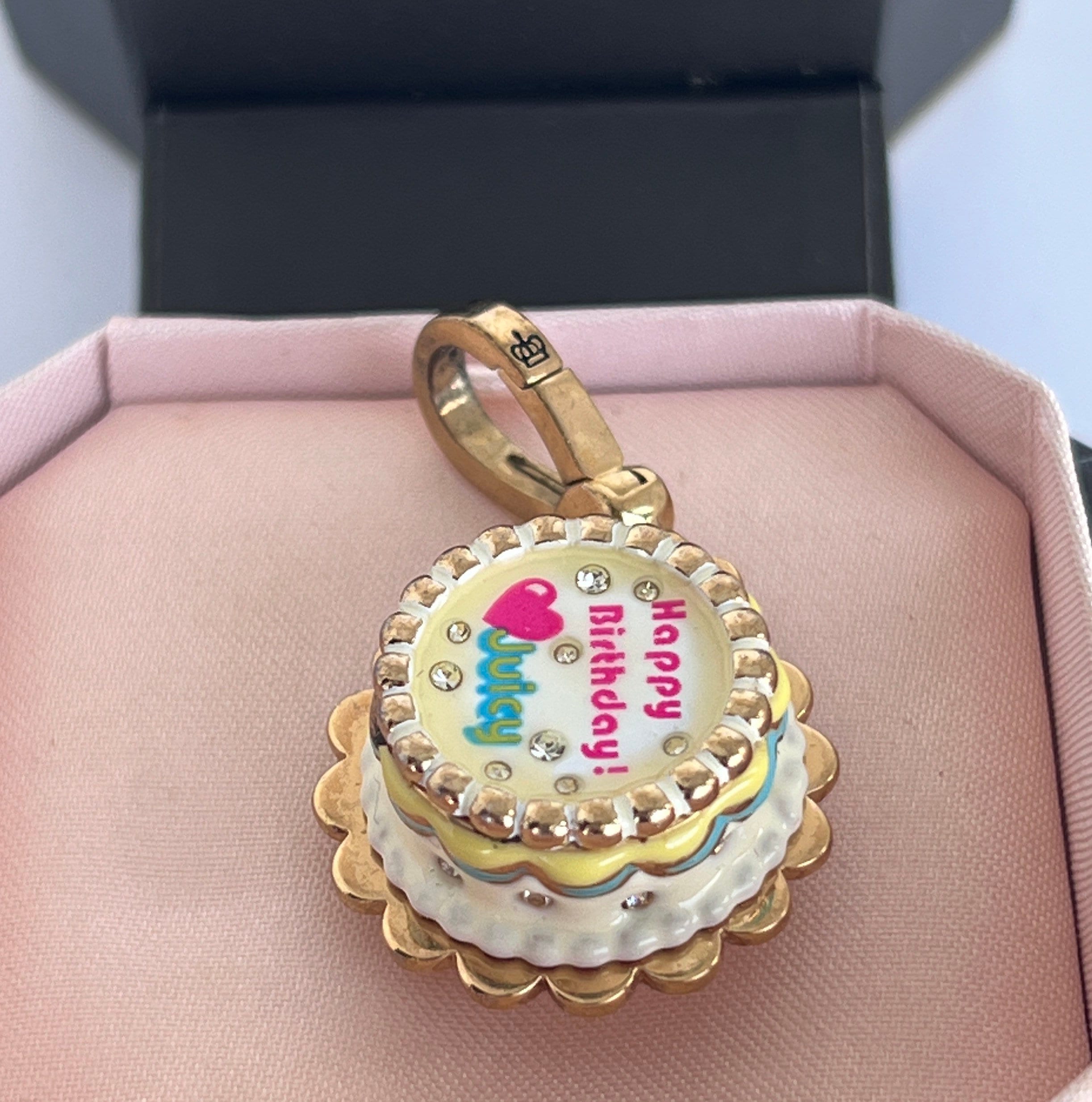Juicy Couture HAPPY BIRTHDAY CAKE Bracelet Charm - Etsy