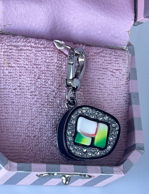 NWT Juicy Couture SUSHI Silver Bracelet Charm - image 2