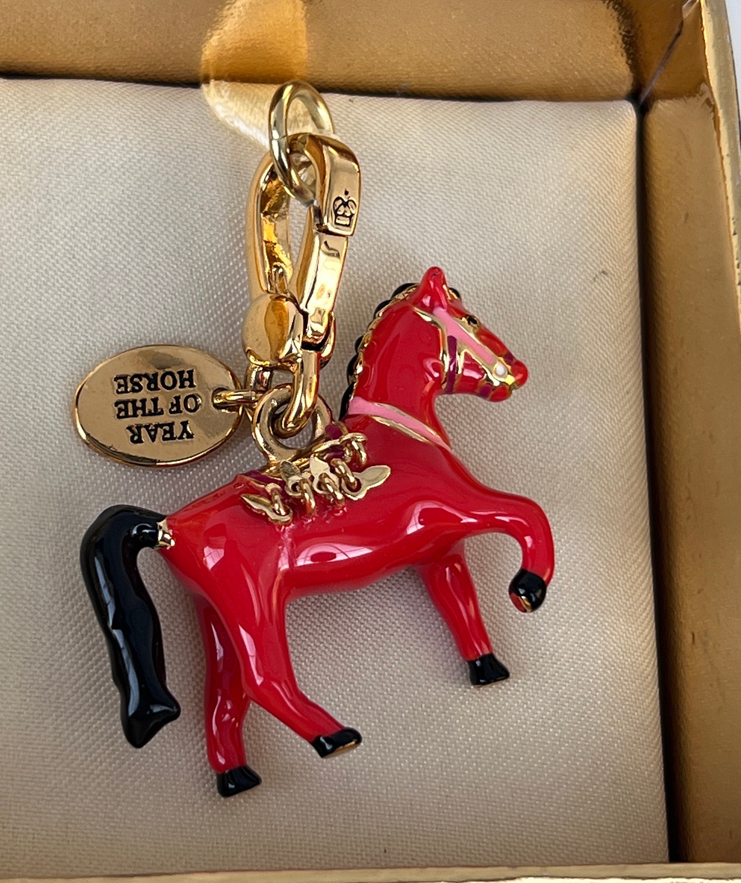 NWT Juicy Couture YEAR of the Red HORSE Charm Etsy