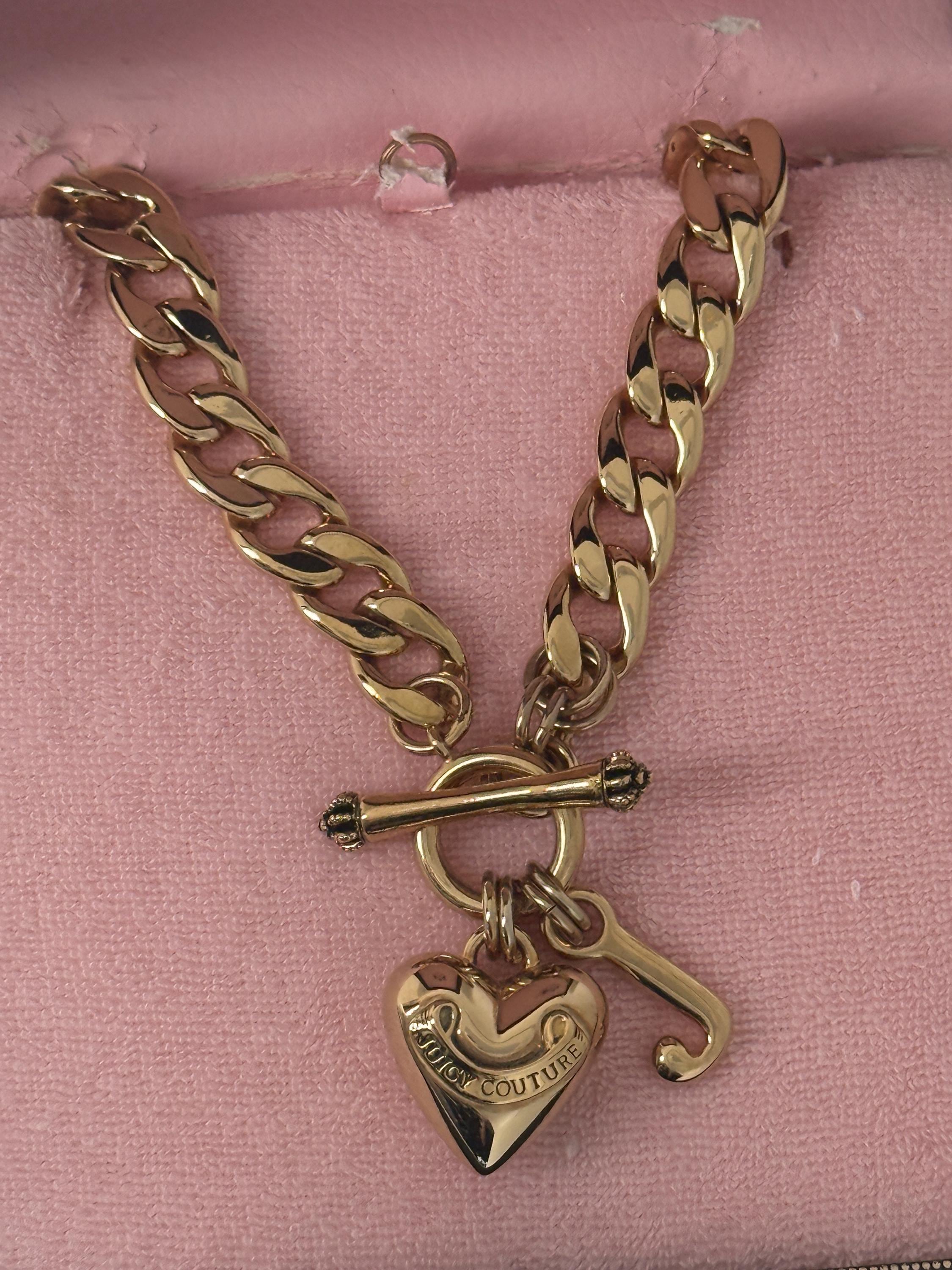ジューシークチュール　ハート　ネックレス　チェーン　juicy couture ジューシークチュール ハート ネックレス チェーン juicy couture