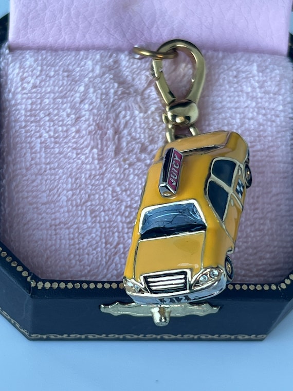 Juicy Couture NYC Yellow TAXI CAB Bracelet Charm … - image 5