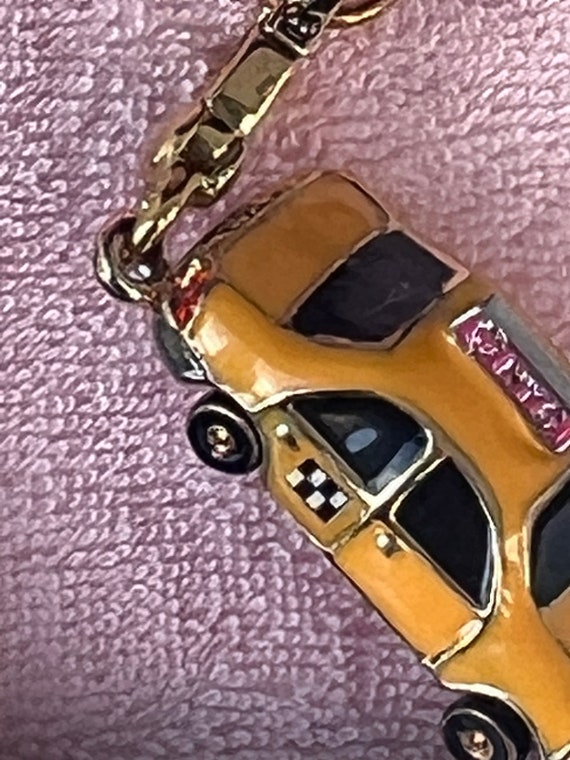 Juicy Couture NYC Yellow TAXI CAB Bracelet Charm … - image 8