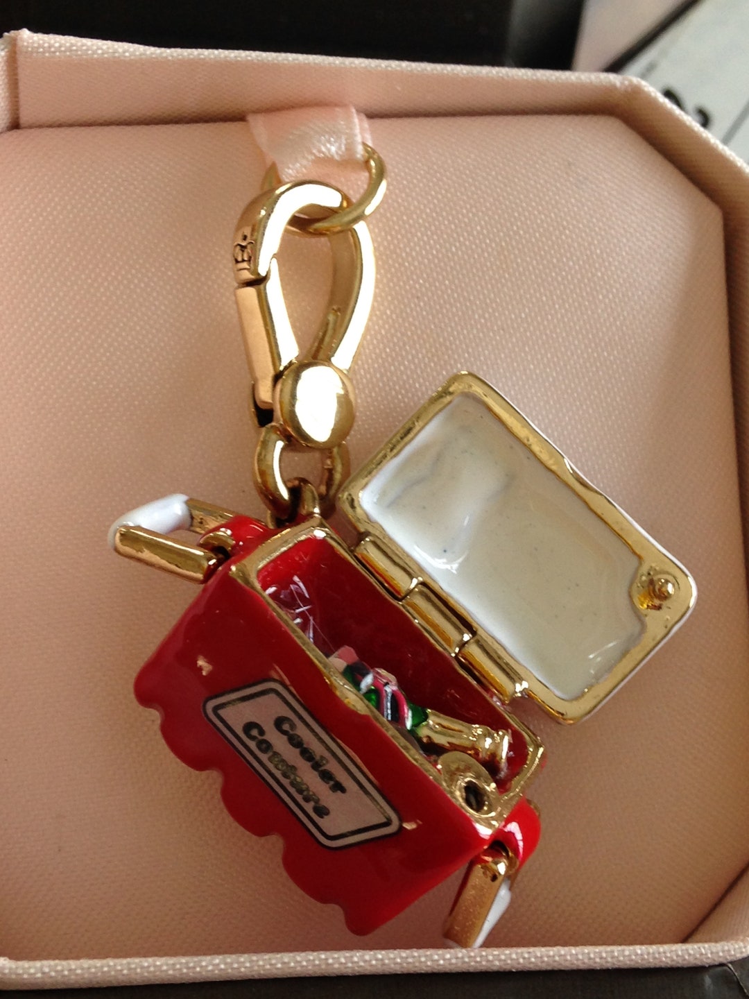 Brand NEW Juicy Couture Red COOLER W/champagne Bracelet Charm - Etsy
