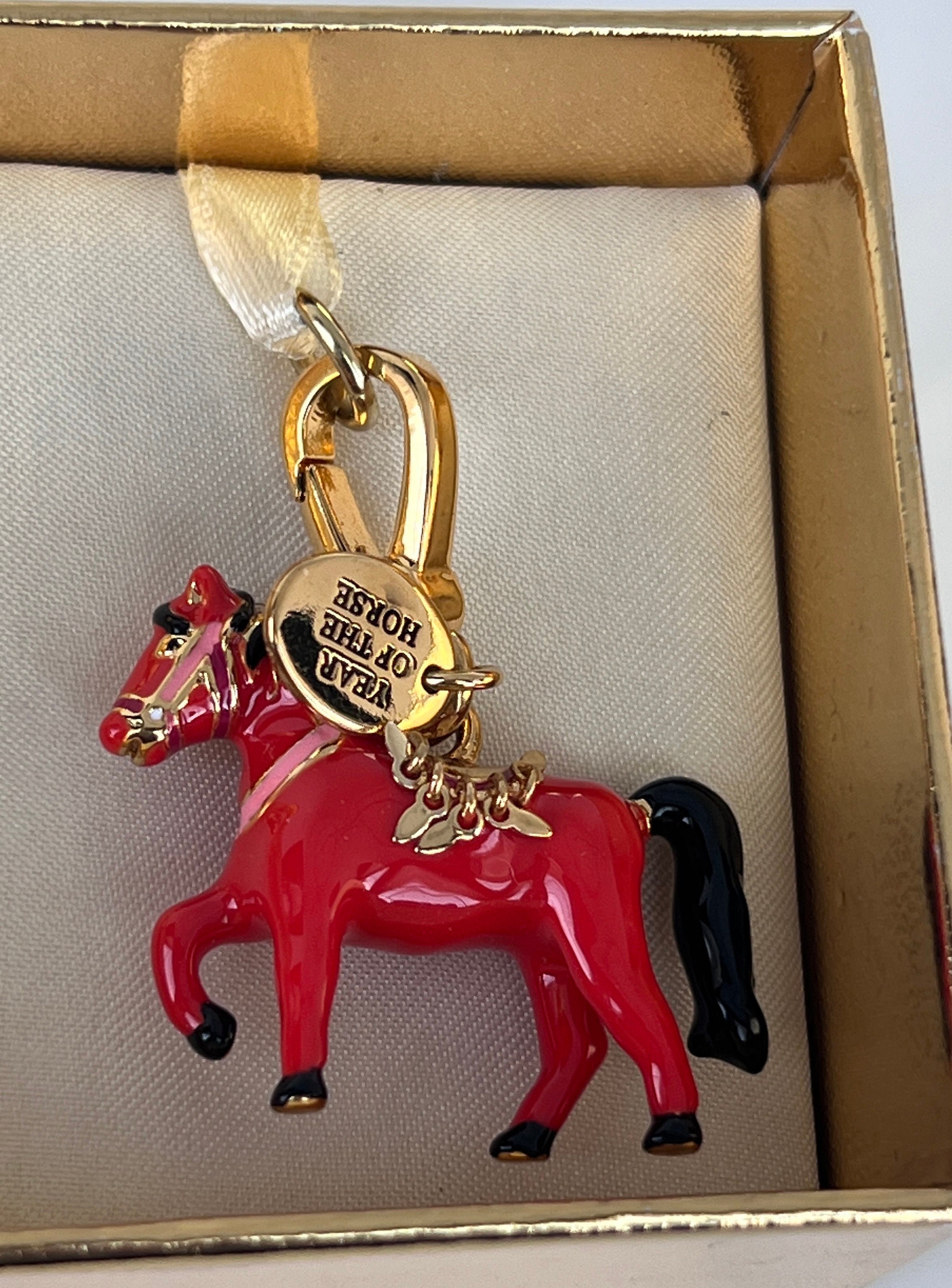 NWT Juicy Couture YEAR of the Red HORSE Charm Etsy