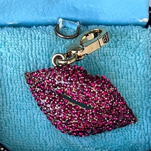 NWT Juicy Couture VINTAGE Pave LIPS Encanto