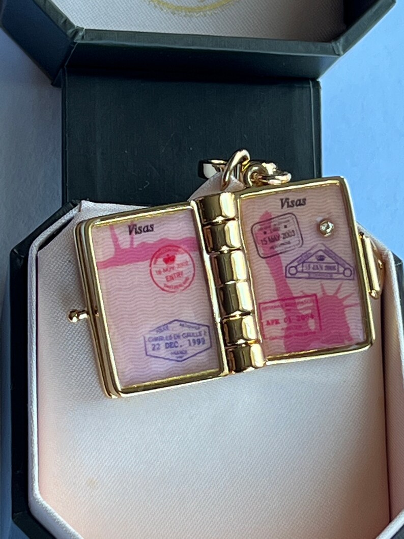 Juicy Couture PASSPORT Bracelet Charm BRAND NEW Etsy