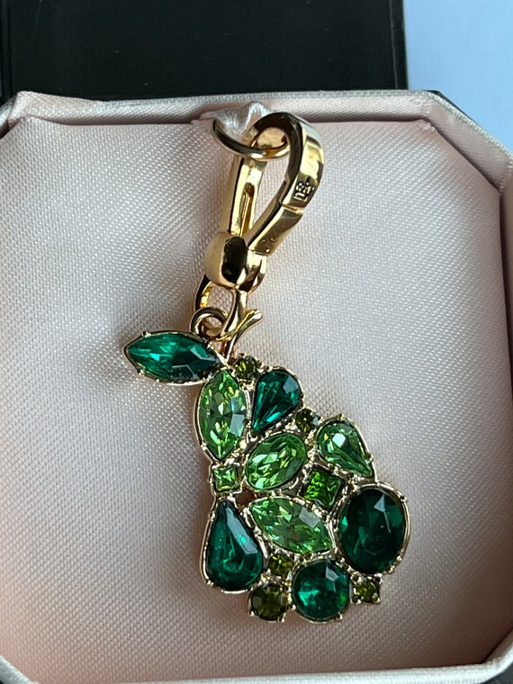 Brand New Juicy Couture GEM PEAR Bracelet Charm - image 2