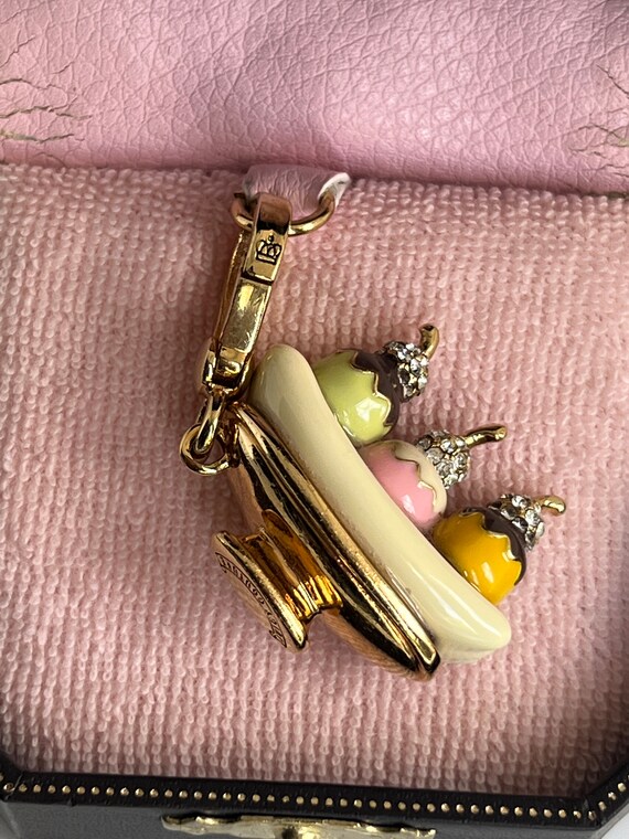 Juicy Couture BANANA SPLIT Ice Cream Charm - Etsy UK