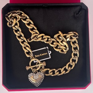 Juicy Couture, Jewelry, Juicy Couture 4strand Resin Heart Necklace Epc