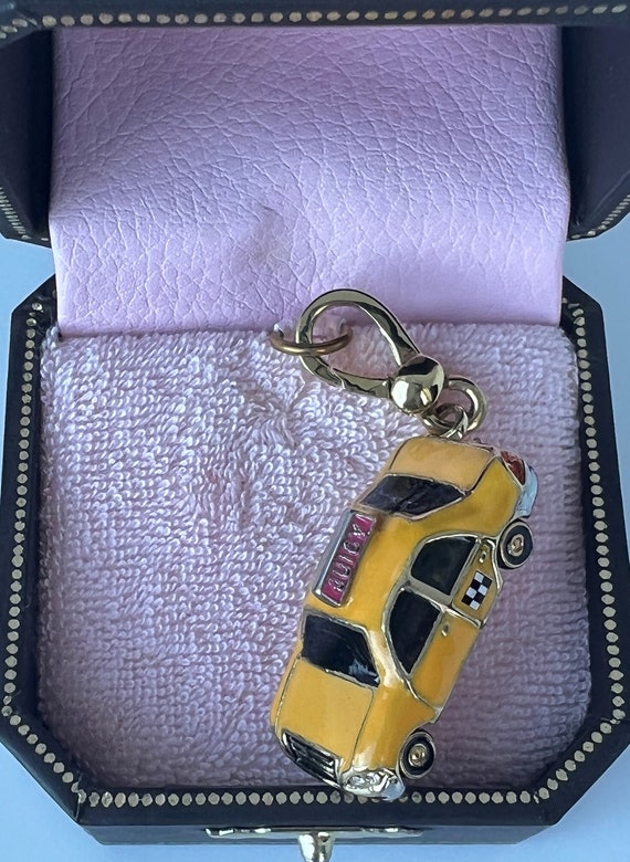 Juicy Couture NYC Yellow TAXI CAB Bracelet Charm … - image 7