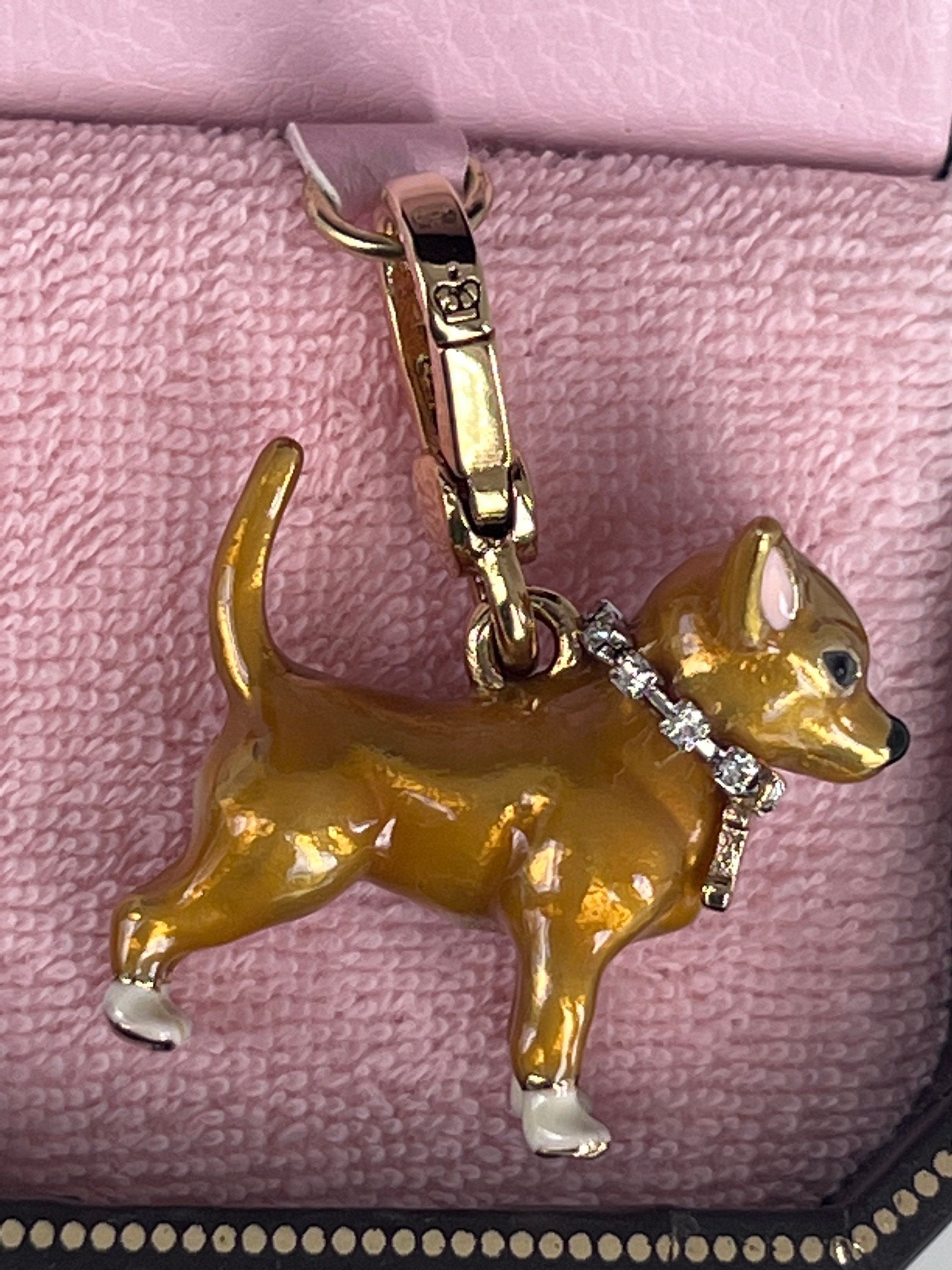 NWT Juicy Couture CHIHUAHUA Pet Dog Bracelet Charm - Etsy