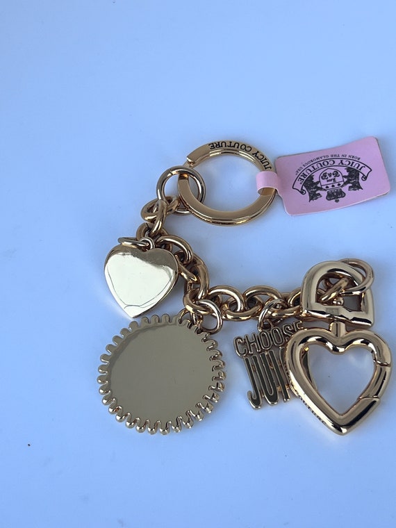 NWT Juicy Couture QUEEN MARIE Charm Key Fob Keychain - Etsy