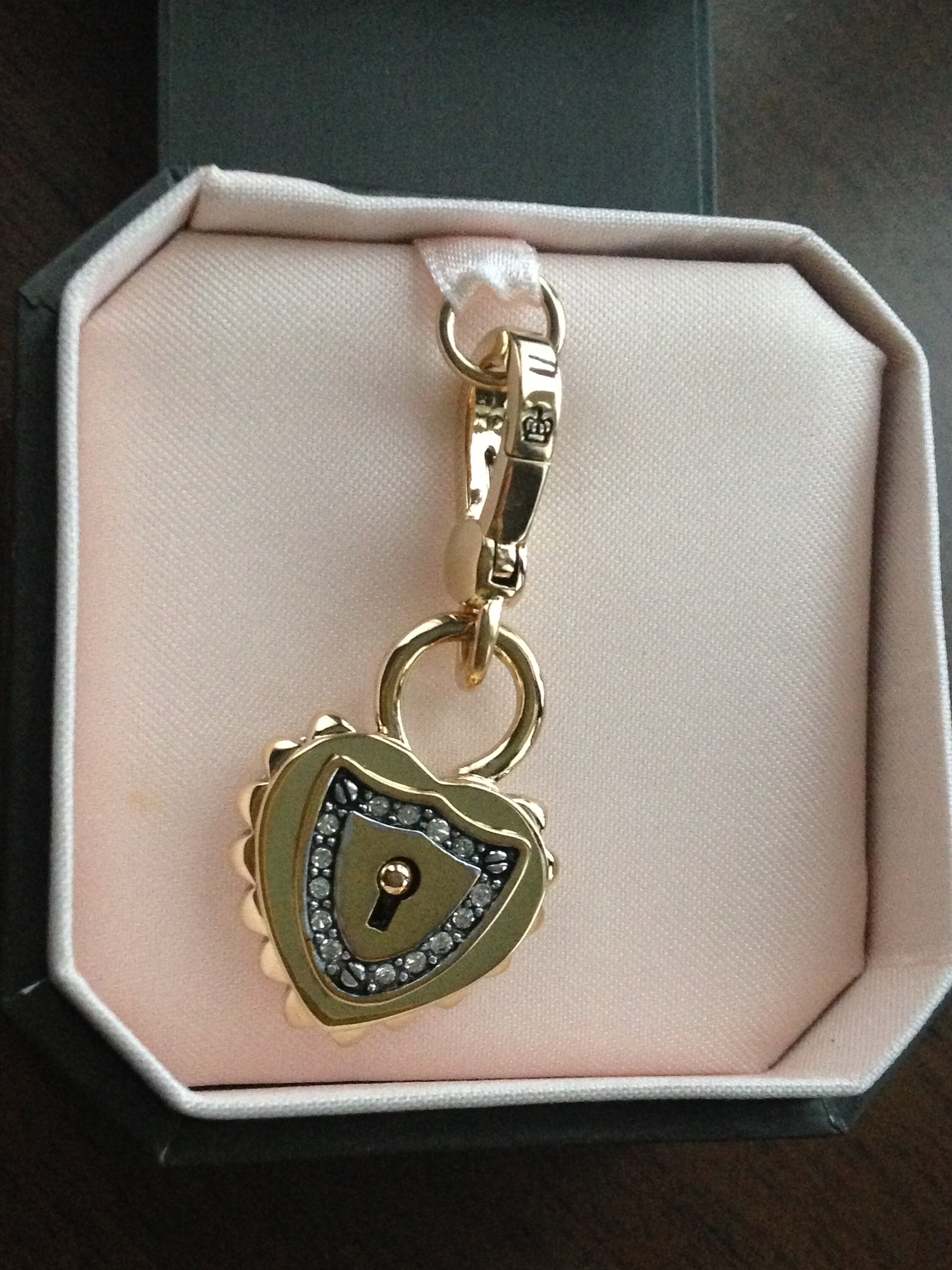 ☆TATIANA☆ Labrador Heart Lock Charm NecklaceNZ1136 MUSINSA | TATIANA Labrador heart lock charm necklace_NZ1136