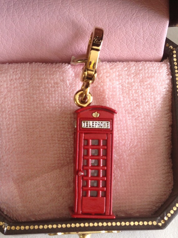 NWT RARE Juicy Couture London Phone Booth Bracelet