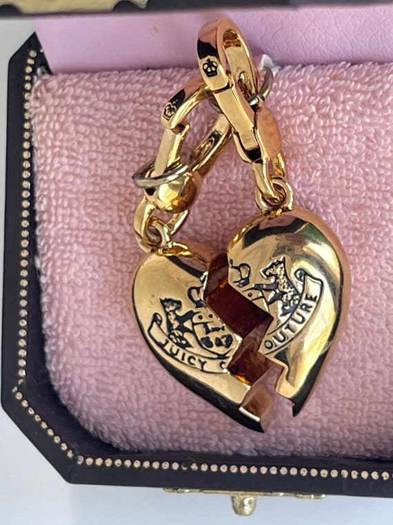 NWT Juicy Couture BROKEN HEART Duo Bracelet Charm - Etsy