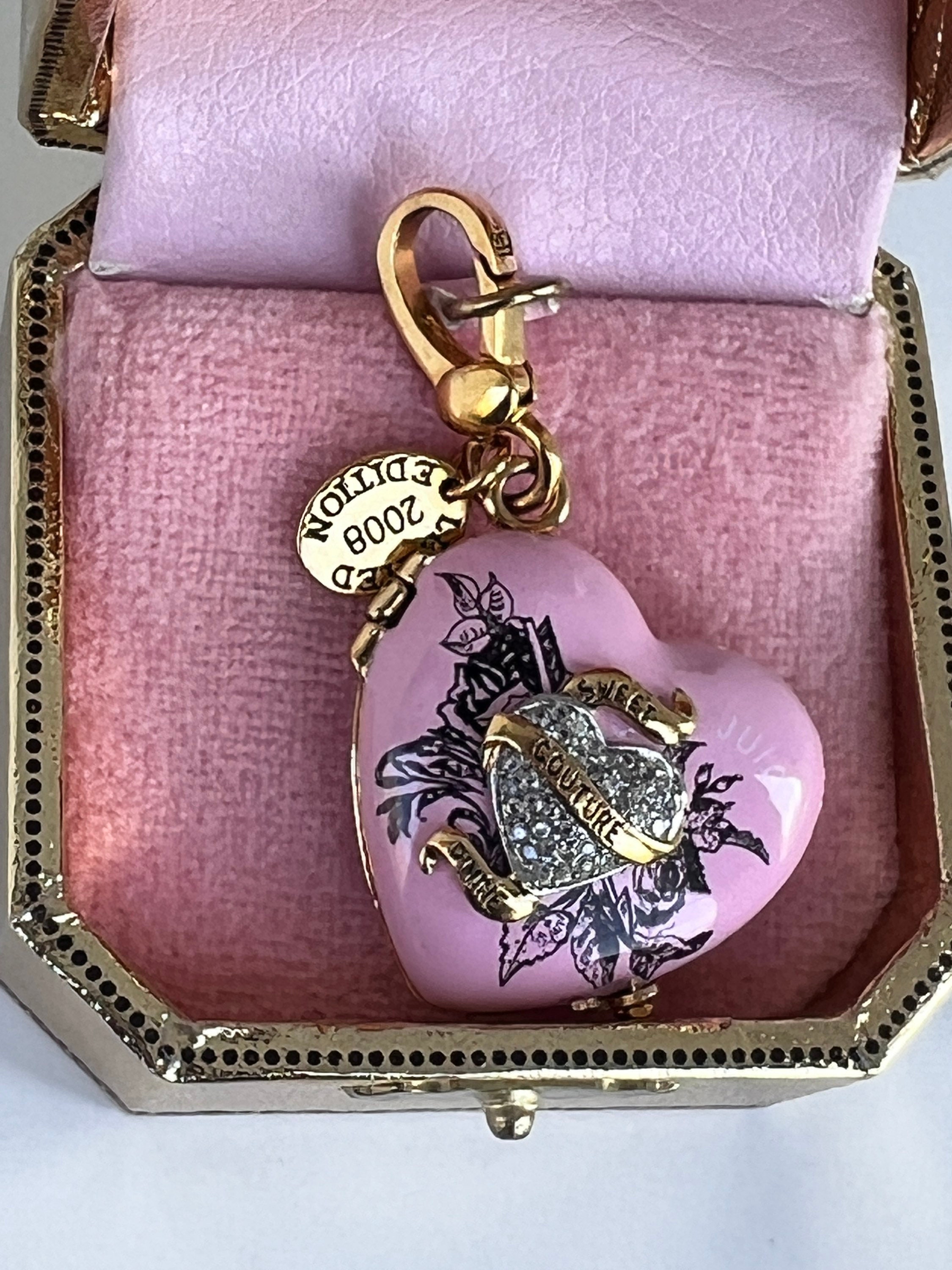 NWT Juicy Couture Pink JEWELRY CHEST Bracelet Charm -  Finland