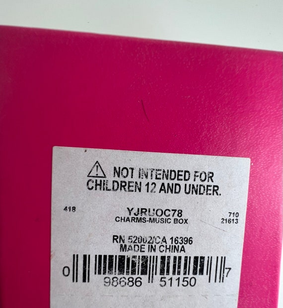 NWT Juicy Couture MUSIC BOX Musical Charm - Etsy