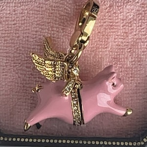 NUEVO Charm para brazalete FLYING PIG de Juicy Couture