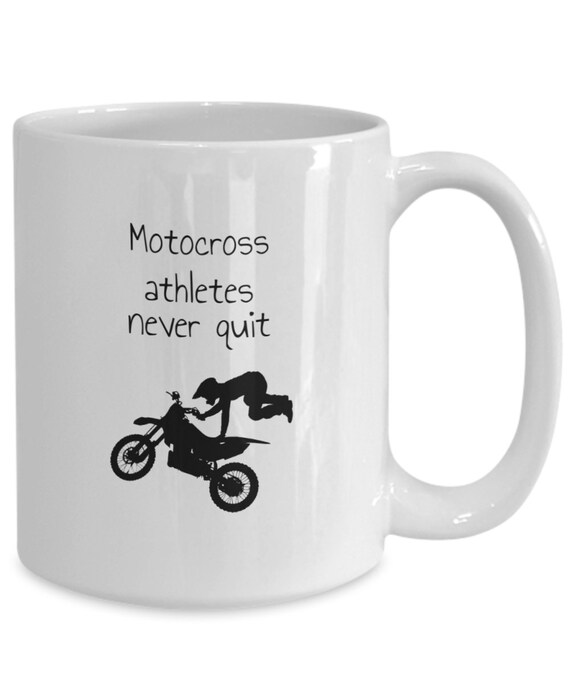 Motorcycle Vintage Style Artwork Biker Rider 11oz Coffee Cup Motocross Fan 