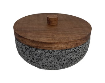 Mexican Tortillero Handmade with Volcanic Stone - Tortilla Warmer/ Personalization included