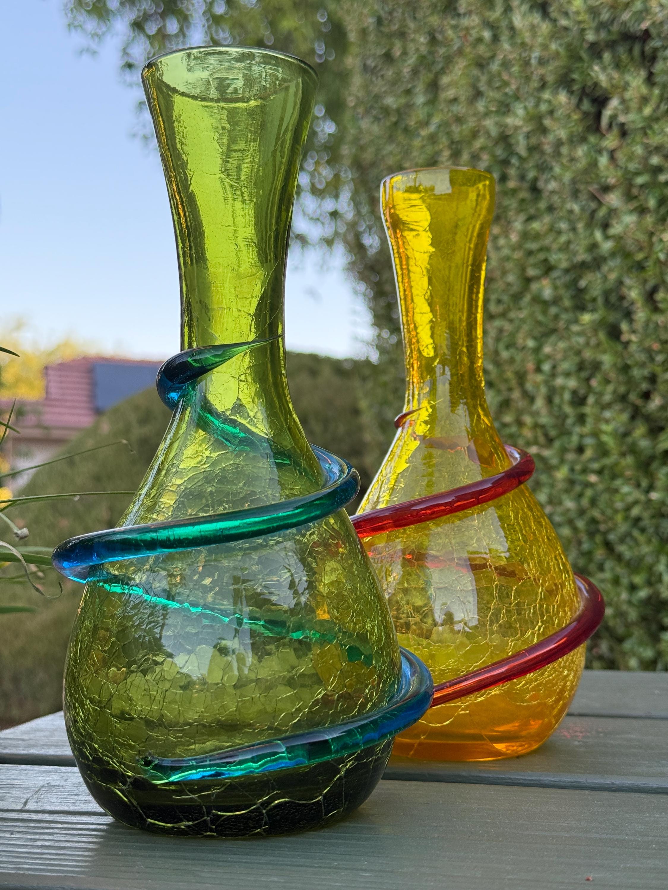 Blenko Art Glass Vase - Etsy