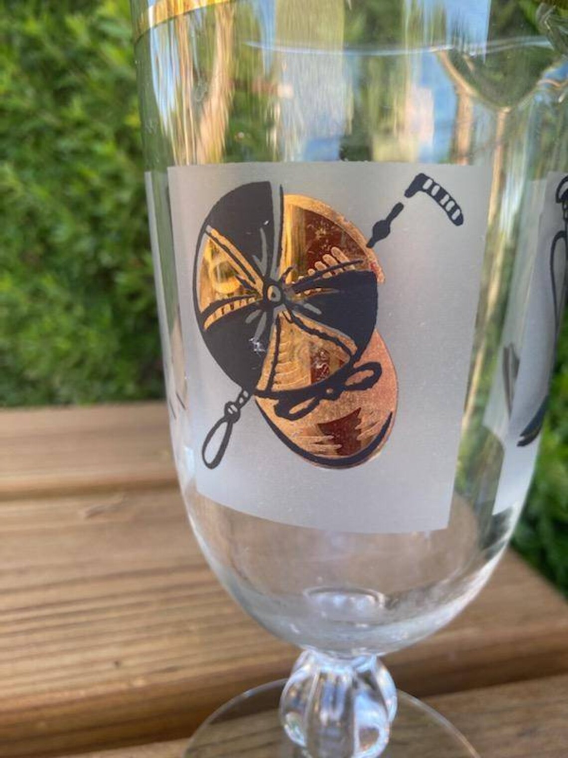 1960 Libbey Top Hat Cocktail Set Black Gold Martini Pitchers & Etsy