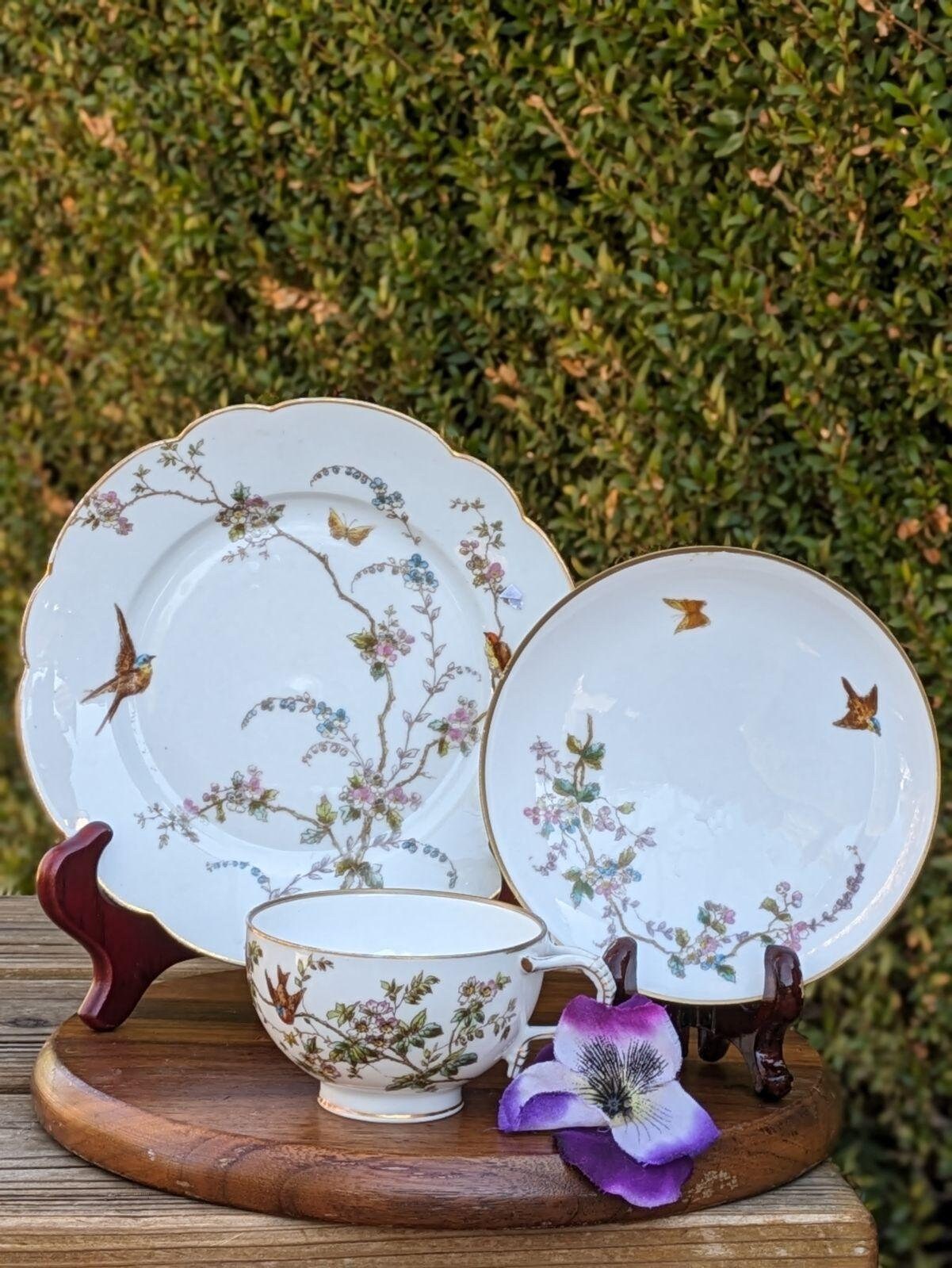 Antique CH. Field Haviland Limoges Oyster Plate CFH GDM