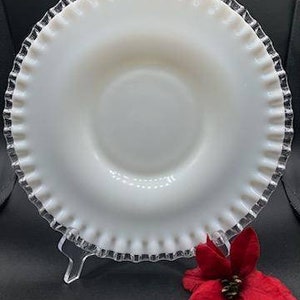Fenton Silver Crest Dinner Plate - Etsy