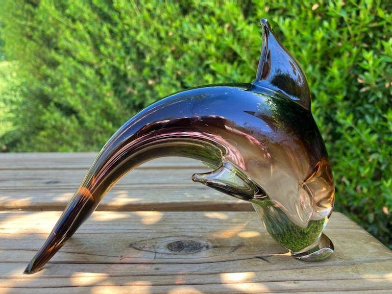 Murano V Nason Glass Dolphin - Etsy