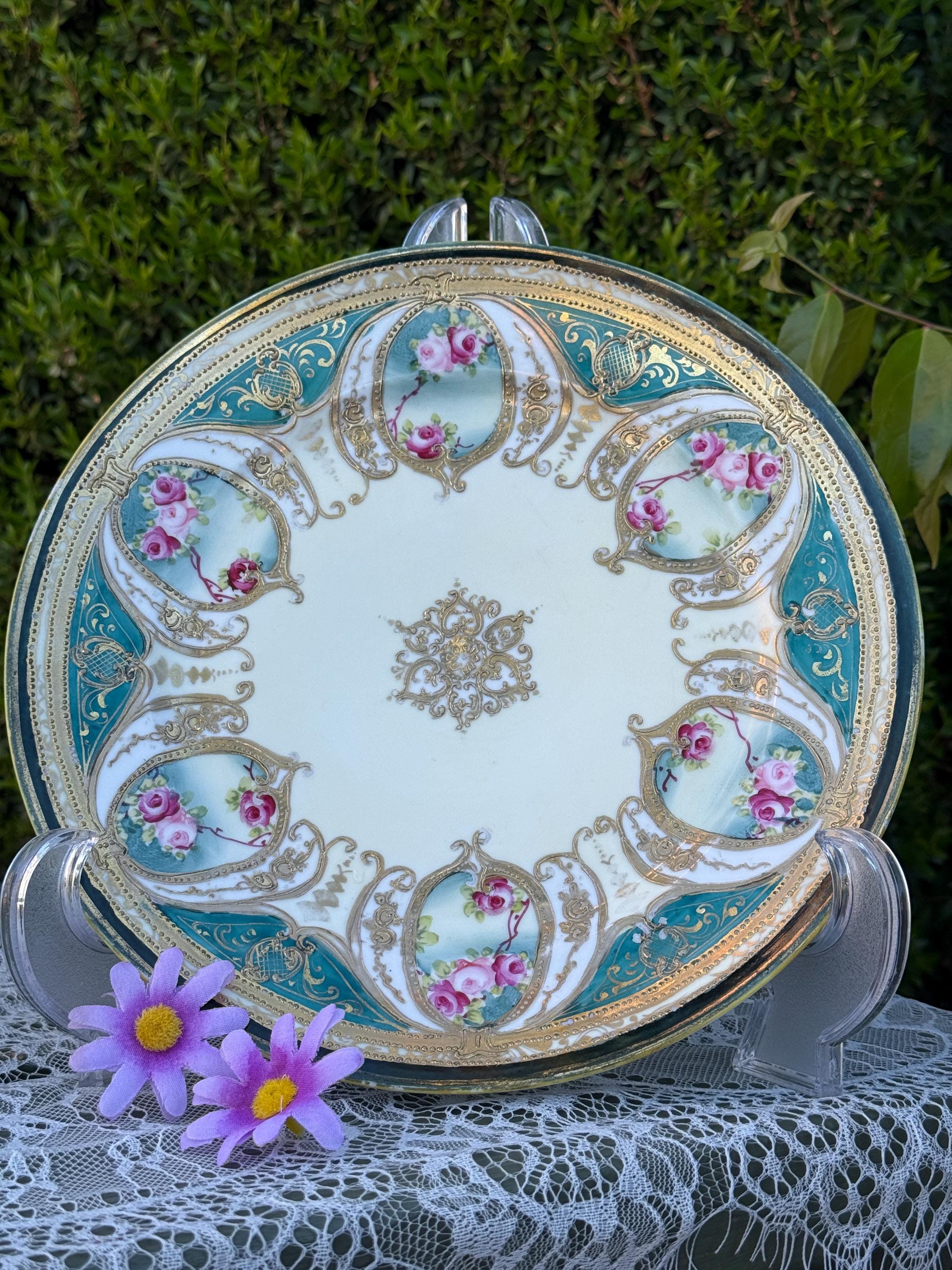 Nippon Rose Plates - Etsy - Page 2