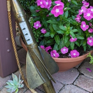 Antique Patented 18th Sept. 1866 Walker’s A2 Harpoon Ship Log Marine Navigation Device-Nautical Decor-Brass-Collector