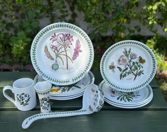 VTG Portmeirion Botanic Garden Collection Plates Sets/Coffee Cup/Mini Vase/Ladle Sold Separately