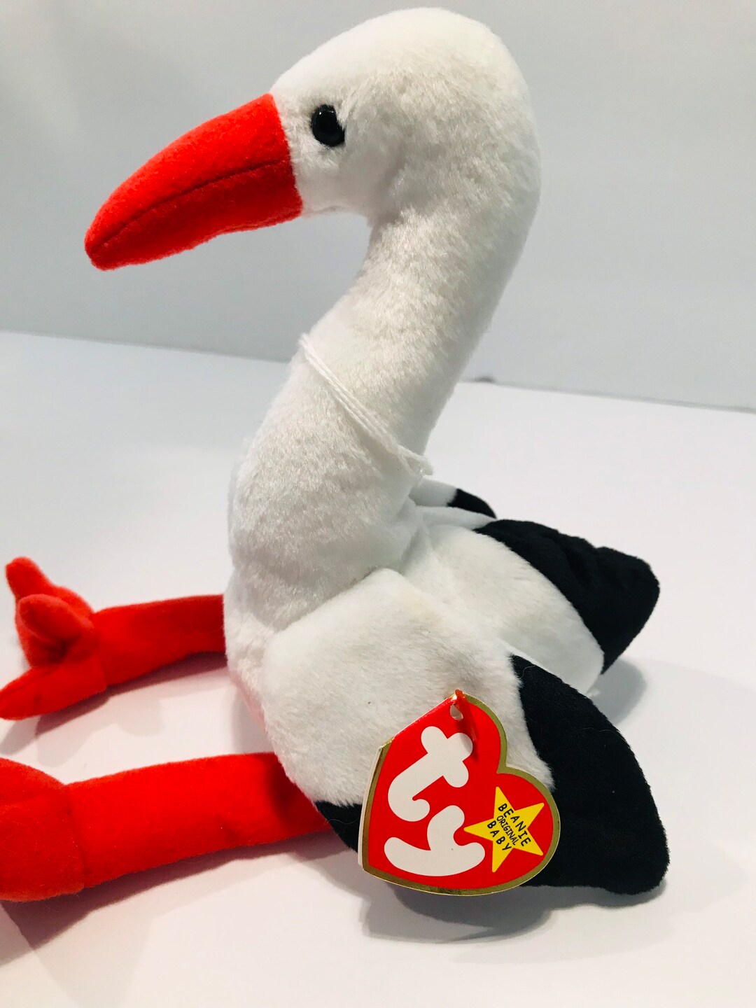 Rare Stilts Beanie Baby With ERRORS , Hologram Tag,1998 Retired